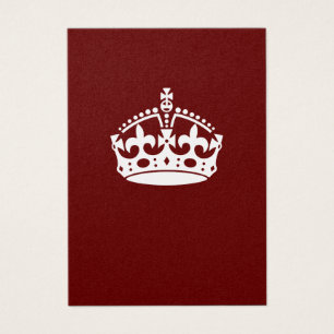 Calm Crown auf Burgund Red Decor behalten