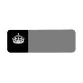 Calm Crown auf Solid Black behalten (Vorne)