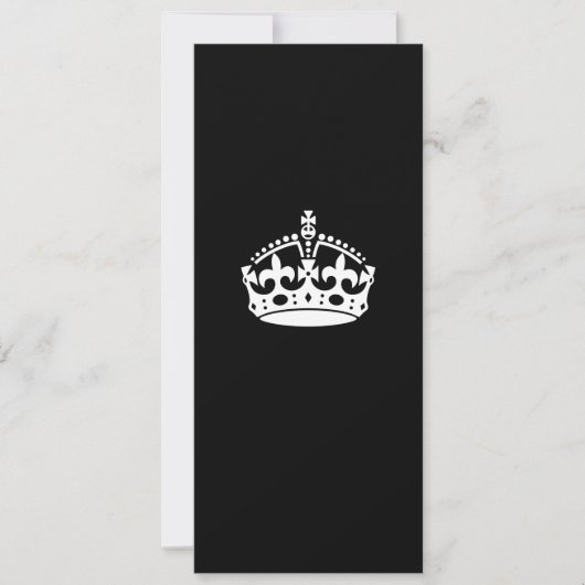 Calm Crown auf Solid Black behalten (Vorderseite)