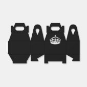 Calm Crown auf Solid Black behalten Geschenkschachtel (Ungefaltet)