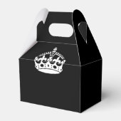 Calm Crown auf Solid Black behalten Geschenkschachtel (Vorderseite)