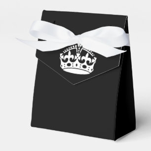 Calm Crown auf Solid Black behalten Geschenkschachtel