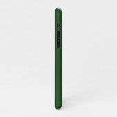 CALM CROWN behalten auf Forest Green anpassen iPhone Hülle (Linke Seite)