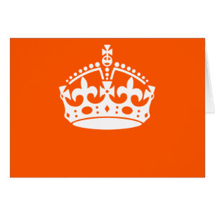 CALM CROWN behalten auf Orange Anpassen