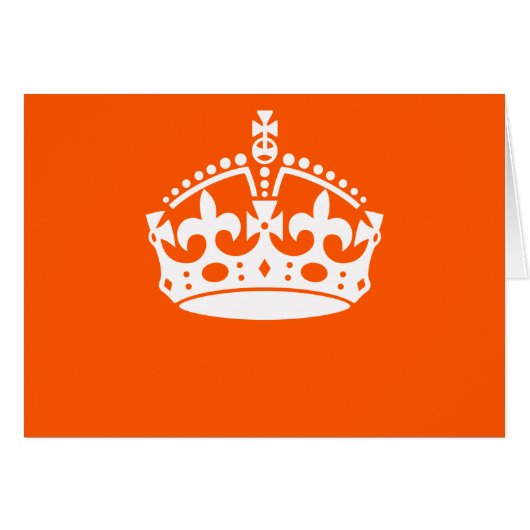 CALM CROWN behalten auf Orange Anpassen (Vorderseite (Horizontal))