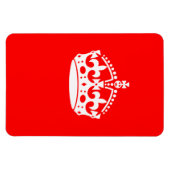 CALM CROWN behalten auf Red Customization Dies Magnet (Horizontal)