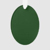 CALM CROWN behalten, wenn dies auf Green Customizi Ornament (Rückseite)