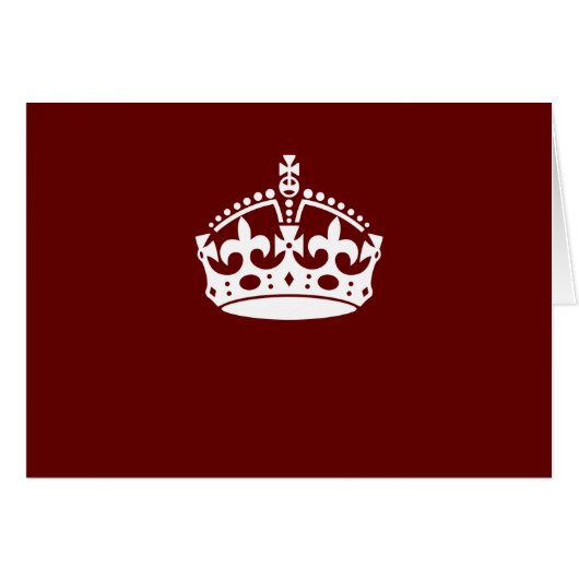 Calm Crown Burgundy Red Accent behalten (Vorderseite (Horizontal))