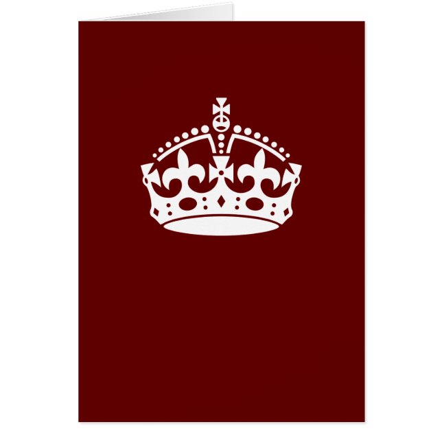 Calm Crown Burgundy Red Accent behalten (Vorne)