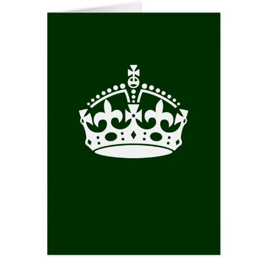 CALM-CROWN-Symbol auf der grünen Dekoration behalt (Vorne)