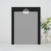 CALM-CROWN-Symbol auf Schwarz behalten (Stehend Vorderseite)