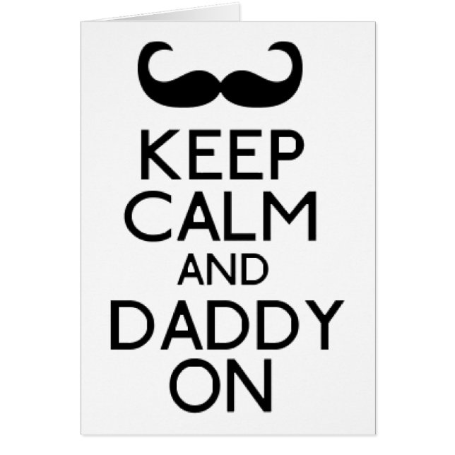 Calm & Daddy auf Behalten (Vorne)