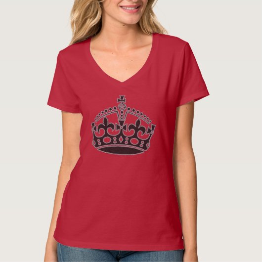 CALM Diamonds Crown behalten T-Shirt (Vorderseite)