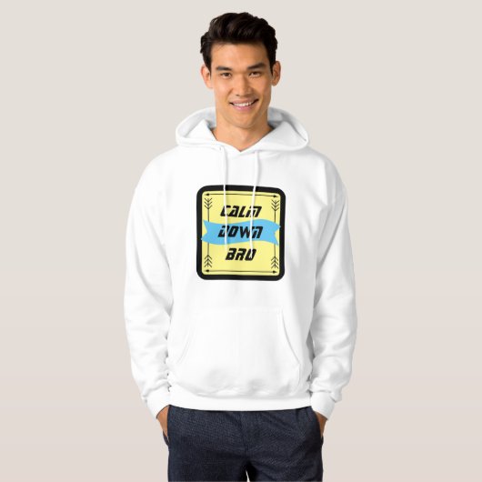 Calm-Down-Kapuzenpullover Hoodie (Vorne ganz)
