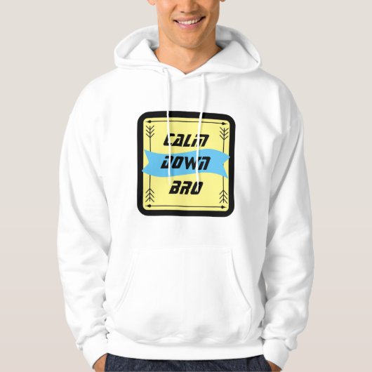 Calm-Down-Kapuzenpullover Hoodie (Vorderseite)