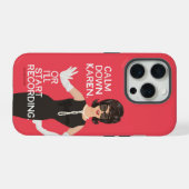 Calm Down Karen iPhone Hülle (Rückseite (Horizontal))