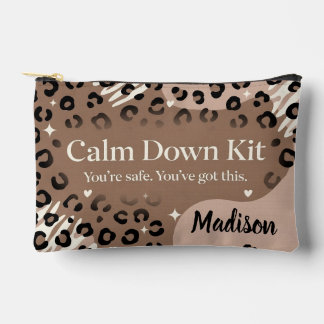 Calm Down Kit Animal Print | Self Care Gift Zubehörtasche