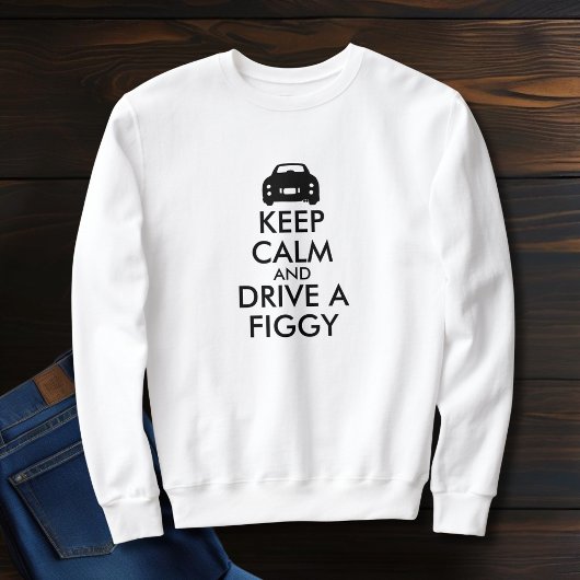 Calm Drive a Figgy Figarations Figaro Car behalten Sweatshirt