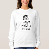 Calm Drive a Figgy Figarations Figaro Car behalten Sweatshirt (Vorderseite)