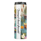 "Calm Ducks in Light" Thermosbecher (Rückseite)