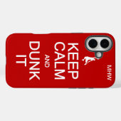 Calm & Dunk behalten Es benutzerdefinierte Monogra Case-Mate iPhone Hülle (Rückseite (Horizontal))