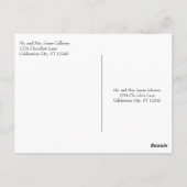 CALM-EAT-SCHOKOLADE behalten Postkarte (Rückseite)