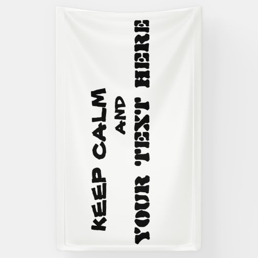 CALM EDITABLE behalten Banner (Vertikal)