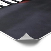 Calm Effort Wins Long Games Gym Motivation Quote Poster (Ecke)