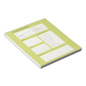 Calm Evening Routine Planner Notizblock (angewinkelt)