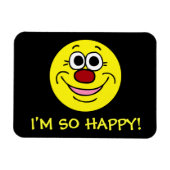 Calm Face Grumpey Magnet (Horizontal)