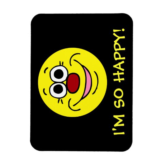 Calm Face Grumpey Magnet (Vertikal)