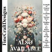 Calm Female Blume Earth Spirit AG4Z Decoupage Seidenpapier