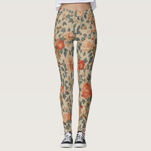 Calm floral Legging Leggings (Vorderseite)