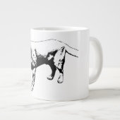 Calm Focus in Monochrome Jumbo-Tasse (Vorderseite Rechts)
