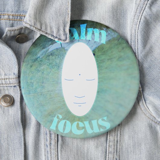 Calm Focus Meditationsleiter Button (Beispiel)