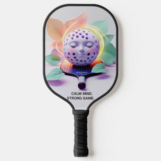 Calm Focus Pickleball 🎐 Pickleball Schläger (Vorderseite)