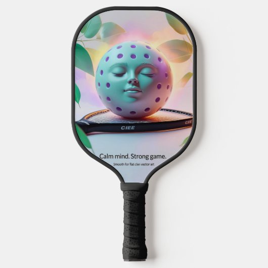Calm Focus Pickleball 🎐 Schläger (Vorderseite)