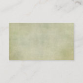 Calm Fresh Spring Floral Counseling Ministry Visitenkarte (Rückseite)