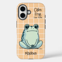 Calm Frog sagt Relax Gewohnt