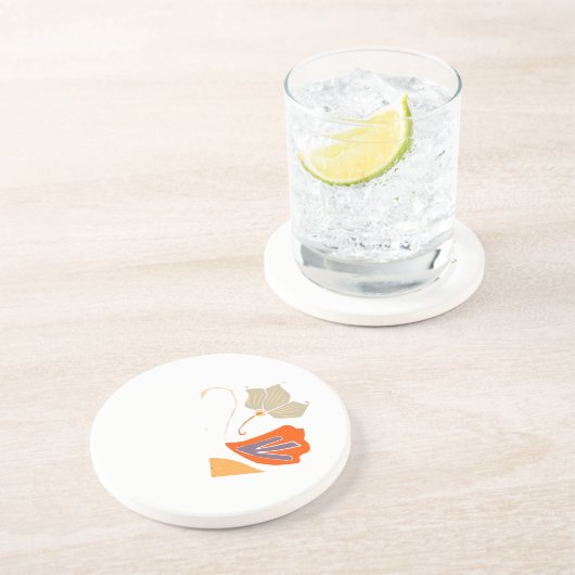 Calm Gefühl Design Getränkeuntersetzer (Seite)