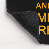 Calm & Gimme eine Leckerei-Mousepad behalten Mousepad (Ecke)
