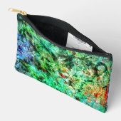 Calm green abstract Cut Sew Bag,Smooth abstract Zubehörtasche (Offen)