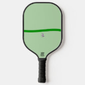 Calm Green Wave Minimalist Pickleball Paddle (Rückseite)