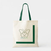 Calm & Healing Affirmation Tote Bag Tragetasche (Rückseite)