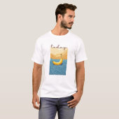Calm Horizon Valley Line Art T - Shirt (Vorne ganz)