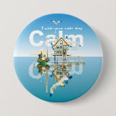 CALM I wish your calm day Button (Vorderseite)