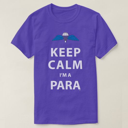 CALM IM PARA behalten T-Shirt (Design vorne)