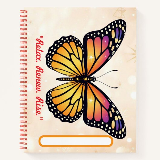 "Calm in Color" Notizblock (Vorderseite)