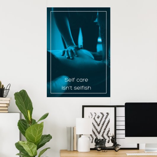 Calm in Every Breath Poster (Heimbüro)