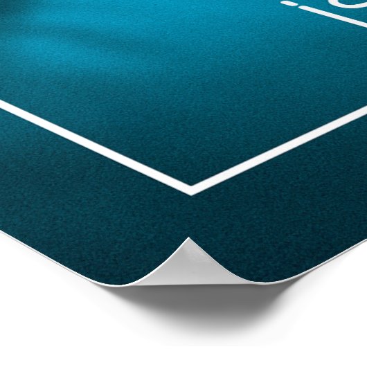 Calm in Every Breath Poster (Ecke)